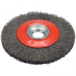 Yato  YT-47555 - Perie disc, 200x- mm, fir ondulat, metale, otel inoxidabil, vopsea, rugina