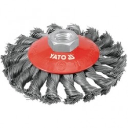 Yato  YT-4763 - Perie disc, 100x- mm, fir rasucit, -
