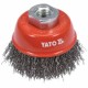 Yato  YT-47658 - Perie oala, 65x- mm, fir ondulat, metal