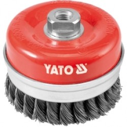 Yato  YT-4769 - Perie oala, 100x- mm, fir rasucit, -