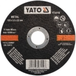Yato  YT-6110 - Set discuri abrazive pentru debitator de metal, 125x22x3.2 mm, 10 bucati
