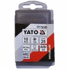 Yato  YT-78143 - Set capete de insurubare, profil TX20, 10 bucati