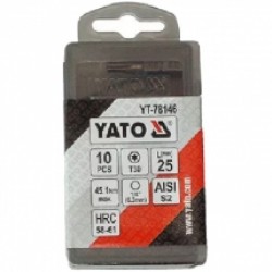 Yato  YT-78146 - Set capete de insurubare, profil TX30, 10 bucati