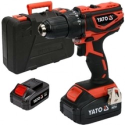 Yato  YT-82784 - Masina de gaurit si insurubat cu 2 acumulatori, Li-Ion, 18 V, 3 Ah, 40 Nm, valiza plastic