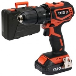 Yato  YT-82794 - Masina de gaurit si insurubat cu 1 acumulator, Li-Ion, 18 V, 2 Ah, 42 Nm, valiza plastic