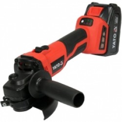 Yato  YT-828294 - Polizor unghiular cu 1 acumulator, Li-Ion, 18 V, 4 Ah, 125 mm