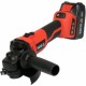 Yato  YT-828294 - Polizor unghiular cu 1 acumulator, Li-Ion, 18 V, 4 Ah, 125 mm