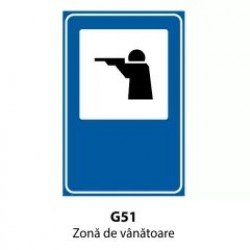 Zonă de vânătoare, Indicator rutier
